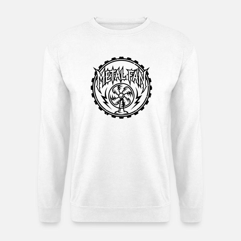 Metallventilator - Unisex Pullover - Weiß