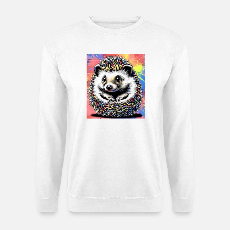 Igel - Unisex Pullover - Weiß