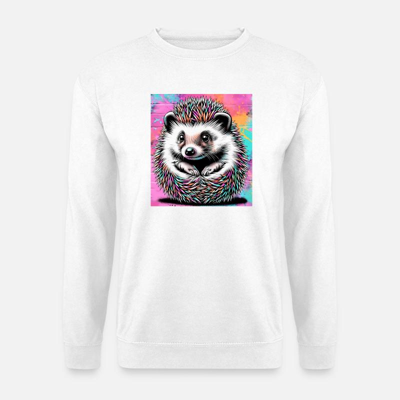 Igel - Unisex Pullover - Weiß