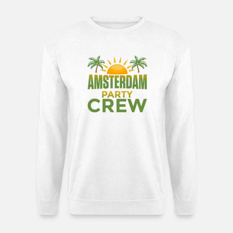 Amsterdam Party Crew - Unisex Sweatshirt - white