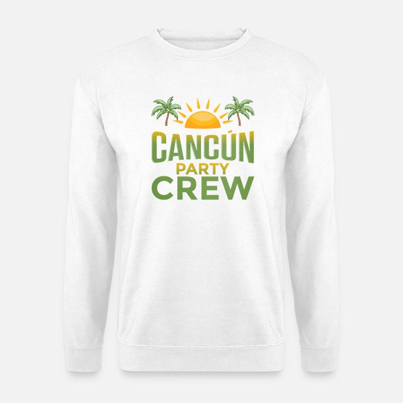 Cancun Party Crew - Unisex Pullover - Weiß