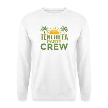 Teneriffa Party Crew - Unisex Pullover - Weiß - Vorne