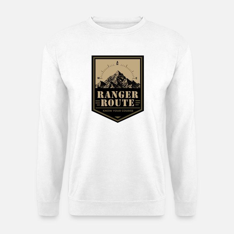 Ranger Route Outdoor Trekking - Unisex Pullover - Weiß