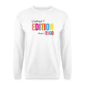 Limited edition Made in 1960 - Unisex Sweatshirt - white - Front