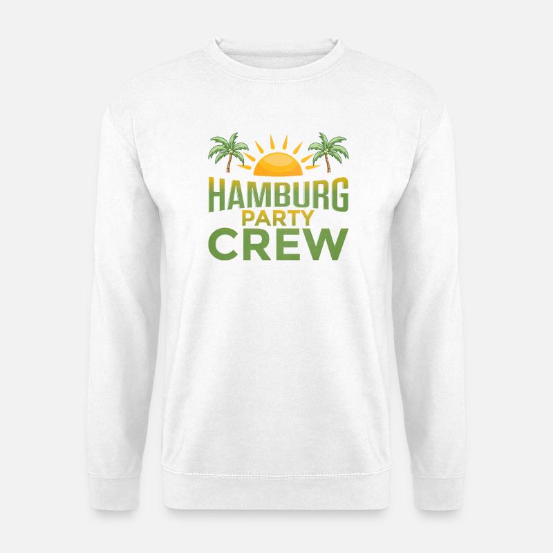 Hamburg Party Crew - Unisex Pullover - Weiß