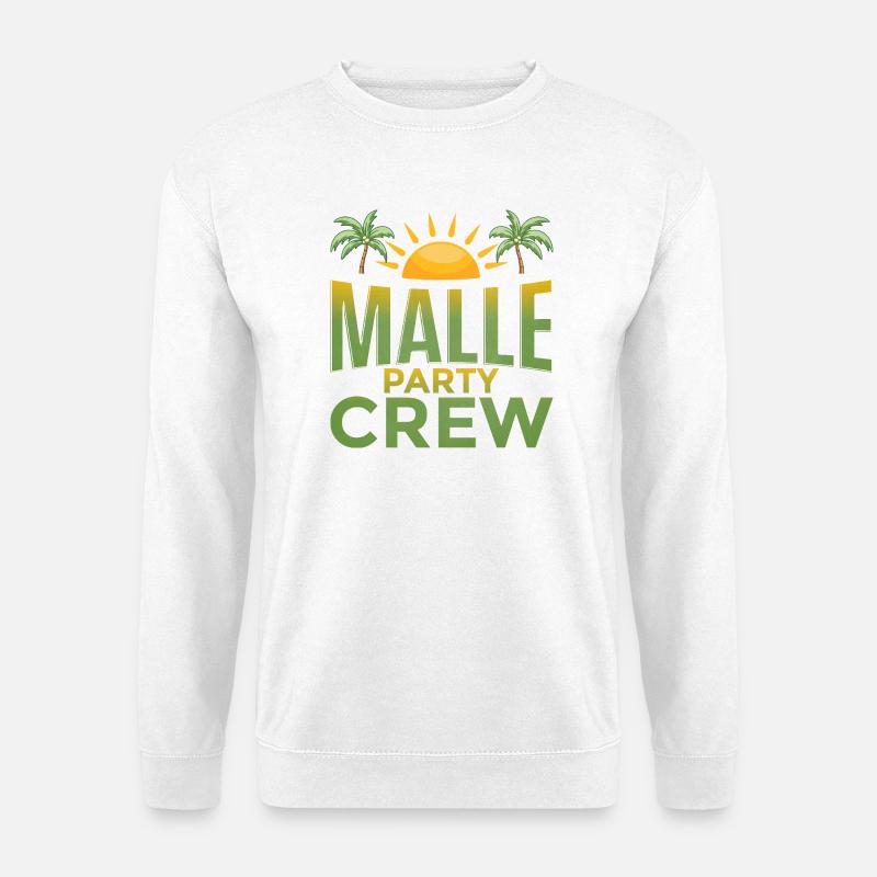 Malle Party Crew - Unisex Pullover - Weiß