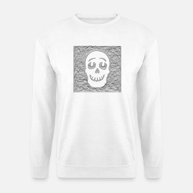 Skull - Black - Unisex Sweatshirt - white