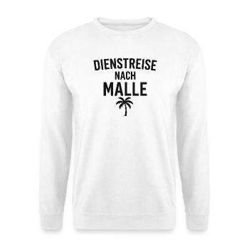 Dienstreise nach Malle - Unisex Pullover - Weiß - Vorne