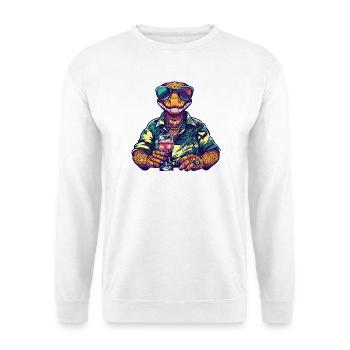 Snake Cobra Comic Summer - Unisex Sweatshirt - white - Front
