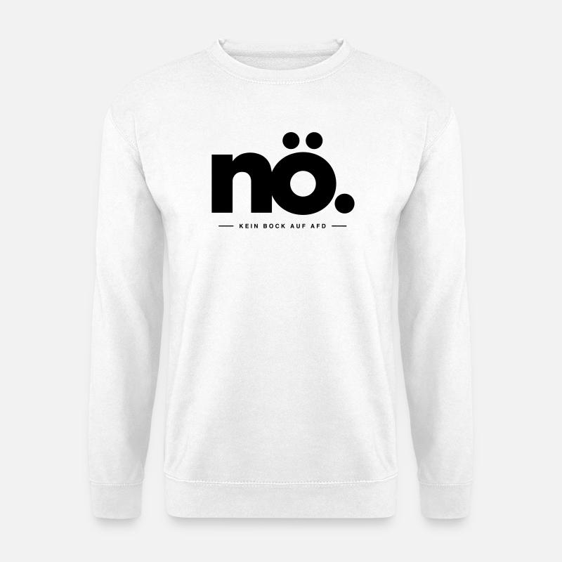 NÖ - Kein Bock auf AfD - Unisex Pullover - Weiß