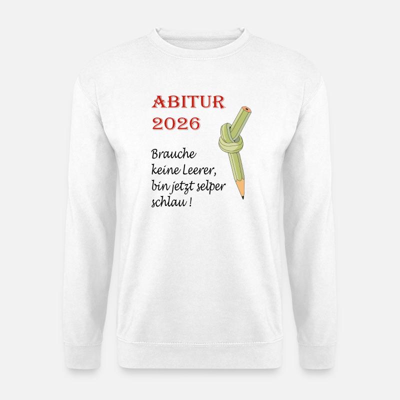 ABITUR_2026 - Unisex Pullover - Weiß