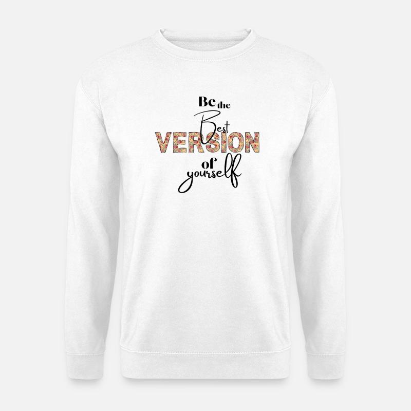 Version Florale Typo - Unisex Sweatshirt - white
