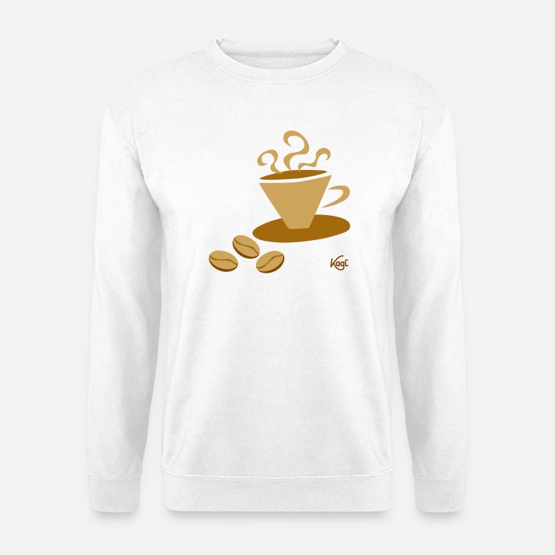 Coffee Cup2 - Unisex Sweatshirt - white
