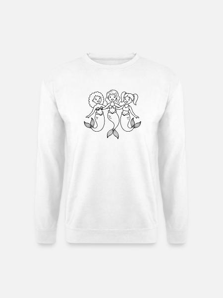 mermaids - Unisex Sweatshirt - white