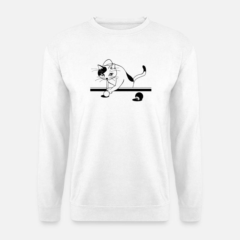 Katzenpower - Unisex Pullover - Weiß