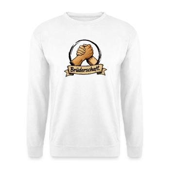 Brüderschaft: Vereinte Hände - Unisex Pullover - Weiß - Vorne