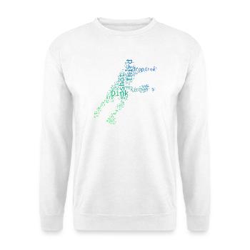 Les joueurs de pickleball conçoivent les fans de pickleball - Sweat-shirt Unisexe - blanc - Devant