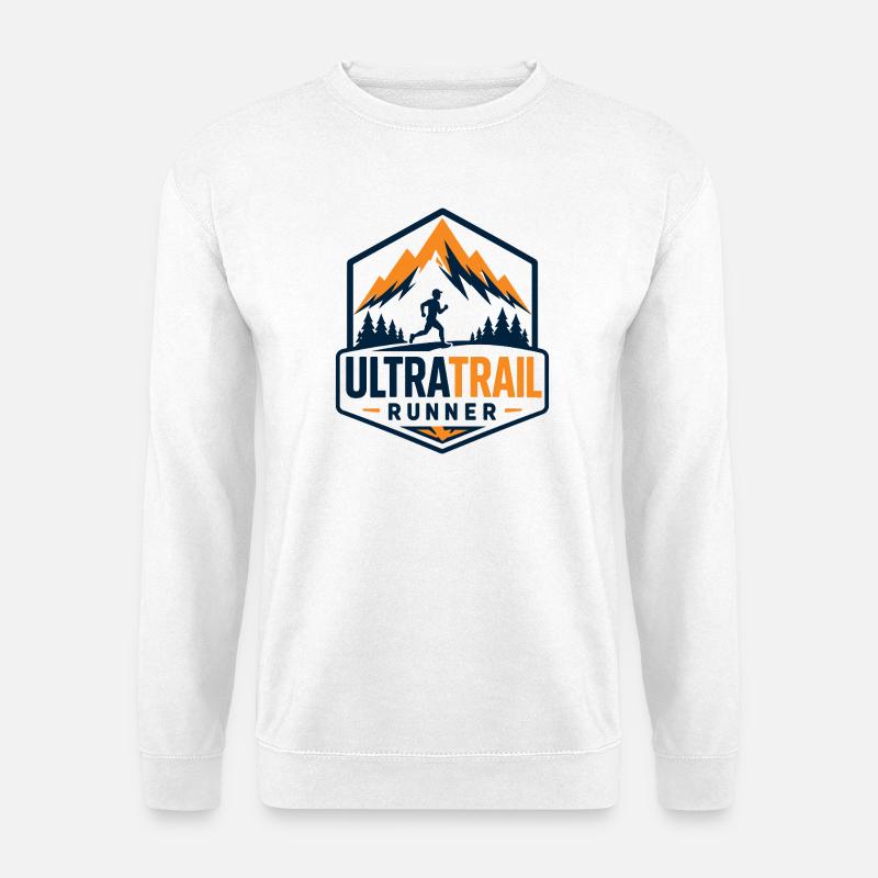 Ultra Trail Runner - Unisex Sweatshirt - white