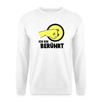 I'm touched - Unisex Sweatshirt - white - Front