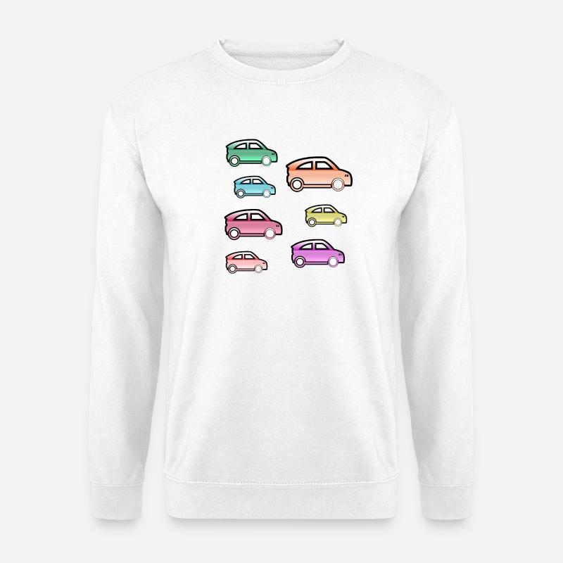 Autos - Unisex Pullover - Weiß