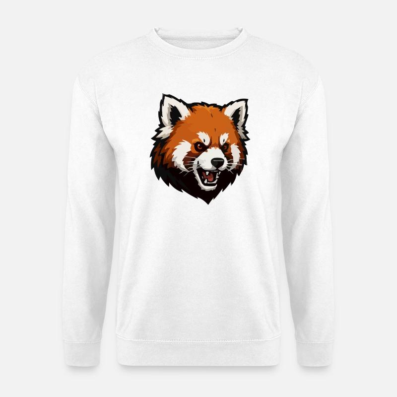 Aggressive Fox - Unisex Sweatshirt - white