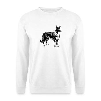 Hund - Unisex Pullover - Weiß - Vorne
