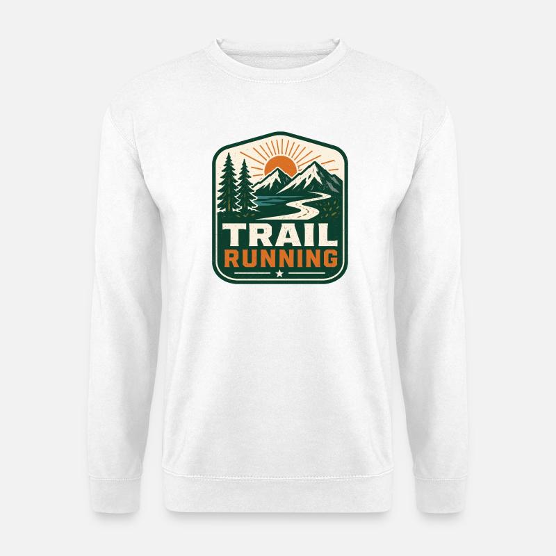 trail running - Unisex Sweatshirt - white