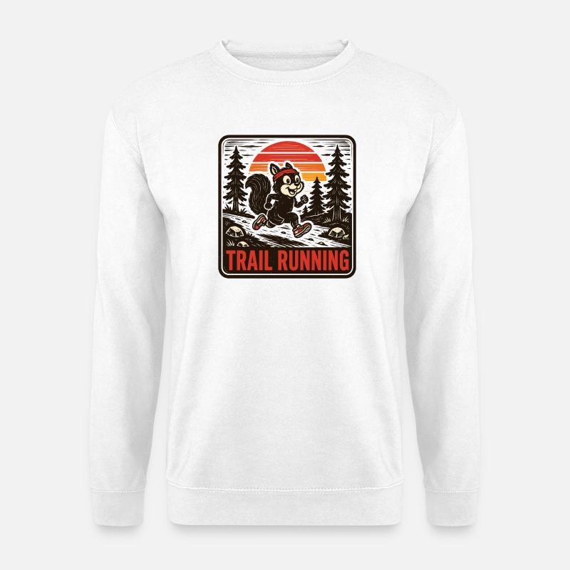 Trail running - Sweat-shirt Unisexe - blanc