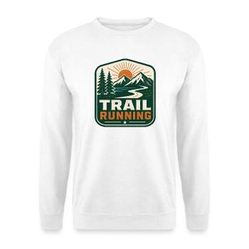 Trailrunning - Unisex Pullover - Weiß - Vorne