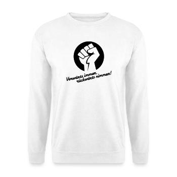 Vorwärts immer rückwärts nimmer v.1 - Unisex Pullover - Weiß - Vorne