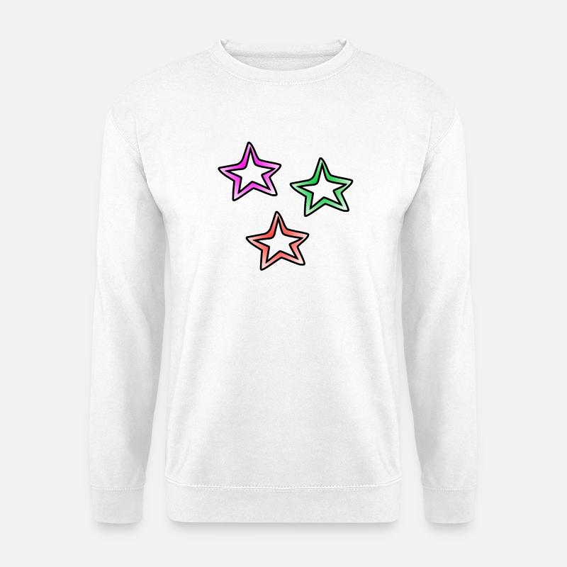 Sterne - Unisex Pullover - Weiß