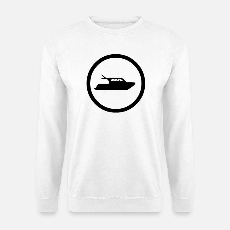 Motorboat - Unisex Sweatshirt - white