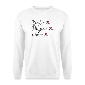 Bester Physiotherapeut - Unisex Pullover - Weiß - Vorne