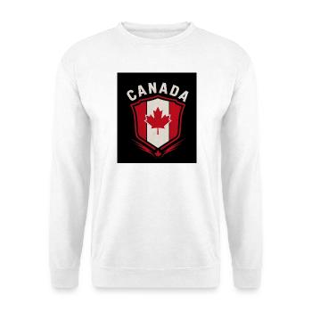 Canada Retro Sign Vintage Design - Unisex Sweatshirt - white - Front