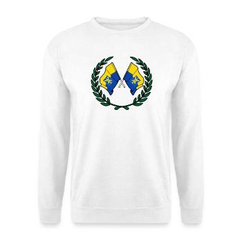 Couronne d’honneur de Zandvoort - Sweat-shirt Unisexe - blanc - Devant