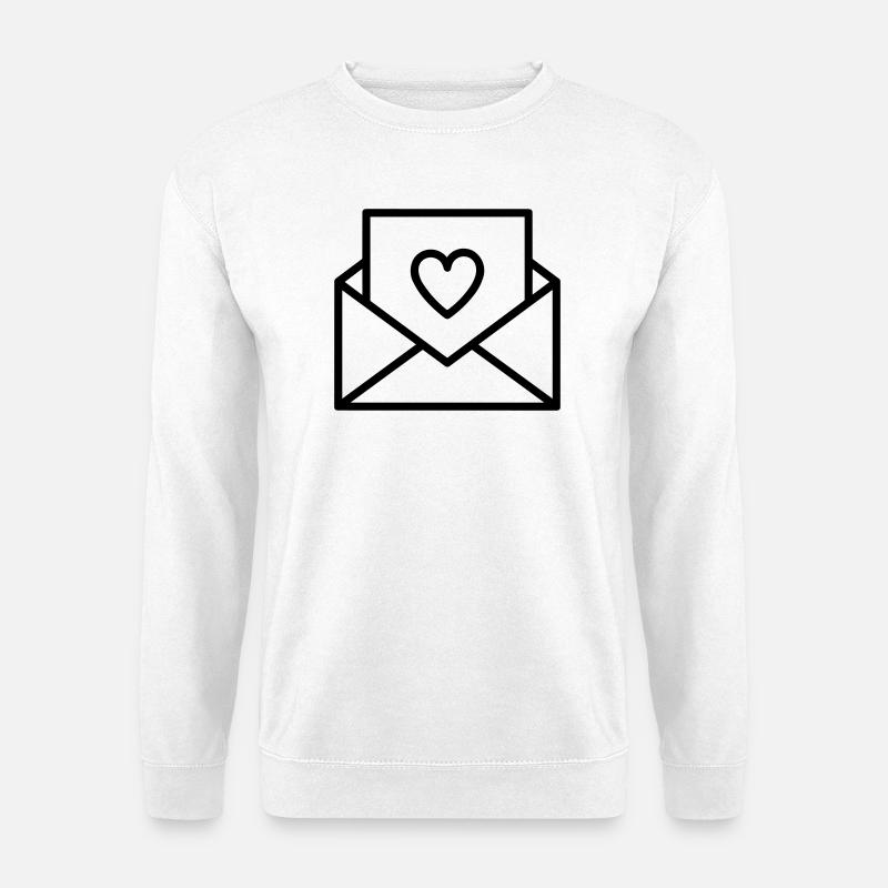 Liebesbrief - Unisex Pullover - Weiß