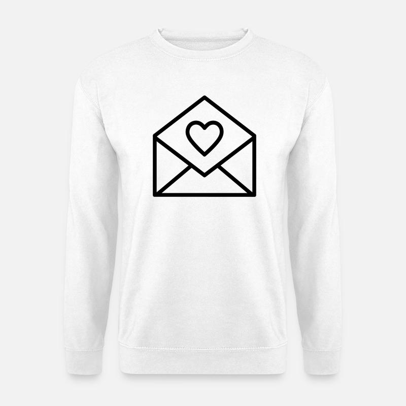 Liebesbrief - Unisex Pullover - Weiß