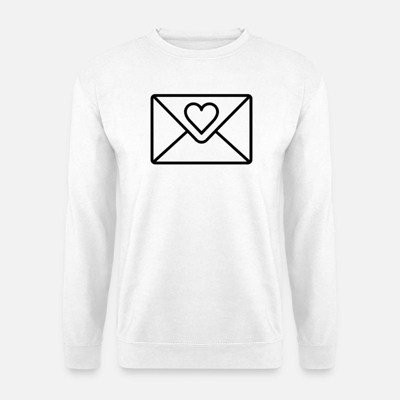 Liebesbrief - Unisex Pullover - Weiß