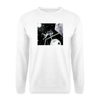 Space Explorer im Orbit - Unisex Pullover - Weiß - Vorne