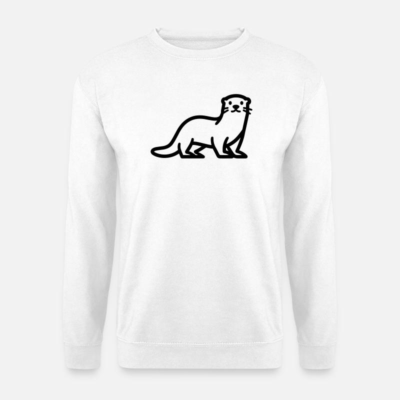 Otter - Unisex Pullover - Weiß