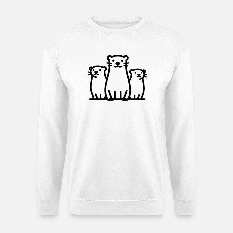 Otter - Unisex Pullover - Weiß