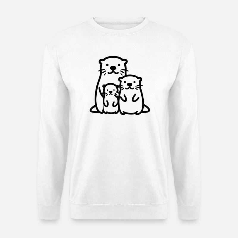 otter - Unisex Sweatshirt - white