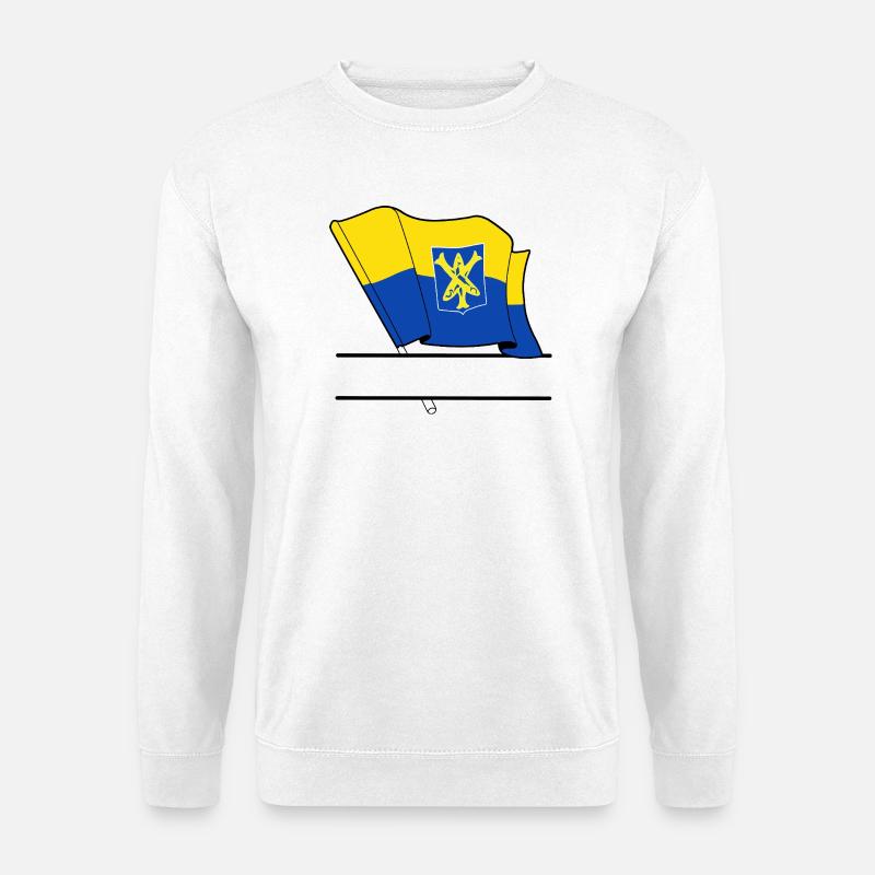 Zandvoort Custom Flag - Unisex Sweatshirt - white