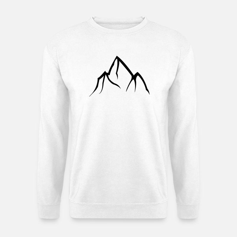 Mountains - Unisex Sweatshirt - white