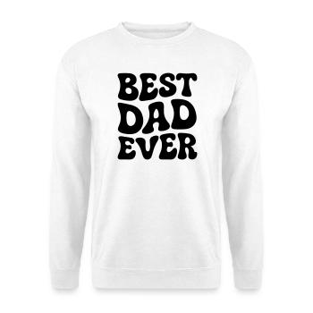 Meilleur papa de tous les temps - Sweat-shirt Unisexe - blanc - Devant