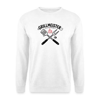 Grillmeister BBQ Grillen Pitmaster Männer - Unisex Pullover - Weiß - Vorne