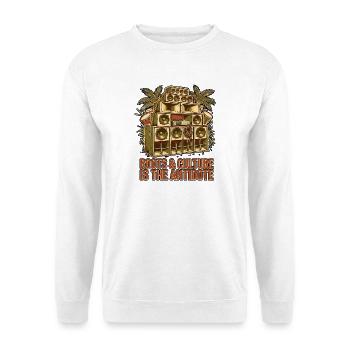 Antidote Is Roots - Unisex Pullover - Weiß - Vorne