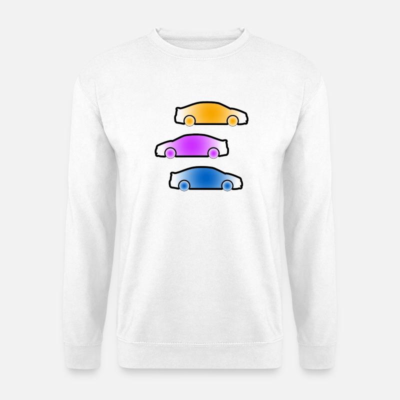Autos - Unisex Pullover - Weiß