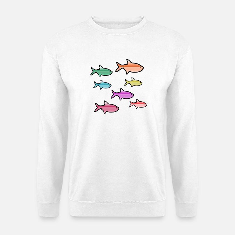 Fische - Unisex Pullover - Weiß