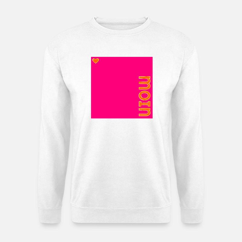 HAMBURG MOIN HERZ - Unisex Pullover - Weiß